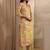 women ethnic motifs printed regular thread work kurta with trousers & with dupatta