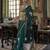 Green woven design zari satin banarasi saree