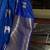 Blue ethnic motifs woven design zari satin banarasi saree
