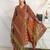 libas rust ajrakh print a-line suit set with dupatta