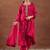 women ethnic motifs self design kurta with trousers & dupatta