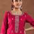 women ethnic motifs self design kurta with trousers & dupatta