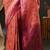 Pink ethnic motifs woven design zari kanjeevaram saree