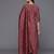 floral yoke design regular sequinned straight kurta with trousers & dupatta