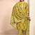 women floral printed regular thread work kurta with trousers & with dupatta