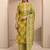 women floral printed regular thread work kurta with trousers & with dupatta