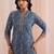 women geometric printed kurta with trousers & dupatta