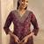 women floral printed regular kurta with trousers & with dupatta