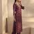 women floral printed regular kurta with trousers & with dupatta