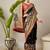 Black ethnic motifs embroidered banarasi saree