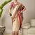 Cream ethnic motifs banarasi saree