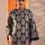 women ethnic motifs embroidered regular kurti with palazzos & with dupatta
