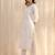 women ethnic motifs regular thread work kurta with trousers & with dupatta