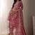 women ethnic motifs printed regular thread work kurta with trousers & with dupatta