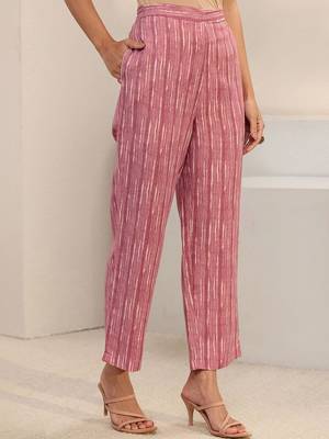 women ethnic motifs printed regular thread work kurta with trousers & with dupatta 6