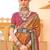 Mustard woven design jaali banarasi saree