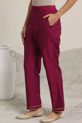 women round neck regular straight kurta with trousers & dupatta