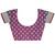Mauve woven design jaali silk blend banarasi saree