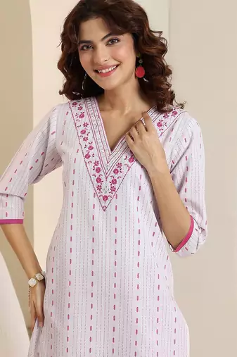 women ethnic motifs printed kurta with trousers & dupatta
