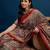 Black ethnic motifs woven design banarasi saree with unstitched blouse piece