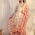 women floral printed regular thread work kurta with trousers & with dupatta