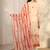 women floral printed regular thread work kurta with trousers & with dupatta