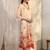women floral printed regular thread work kurta with trousers & with dupatta