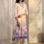women floral printed regular thread work kurta with trousers & with dupatta