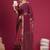 Purple woven design zari silk blend handloom saree