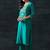 women ethnic motifs yoke design regular kurta with trousers & dupatta