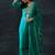 women ethnic motifs yoke design regular kurta with trousers & dupatta