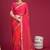 Pink woven design zari silk cotton handloom saree