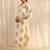 off white floral printed chanderi silk straight suit set with dupatta