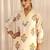 off white floral printed chanderi silk straight suit set with dupatta