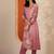 women floral printed regular kurta with trousers & with dupatta