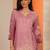 women floral printed regular kurta with trousers & with dupatta