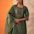 geometric printed straight kurta with trousers and dupatta