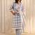 libas grey geometric printed straight suit set with dupatta