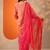 women bandhani printed kurta with trouser & dupatta