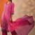 bandhani printed v-neck sequinned straight kurta with trouser and dupatta