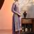 women ethnic motifs embroidered regular kurta with trousers & dupatta