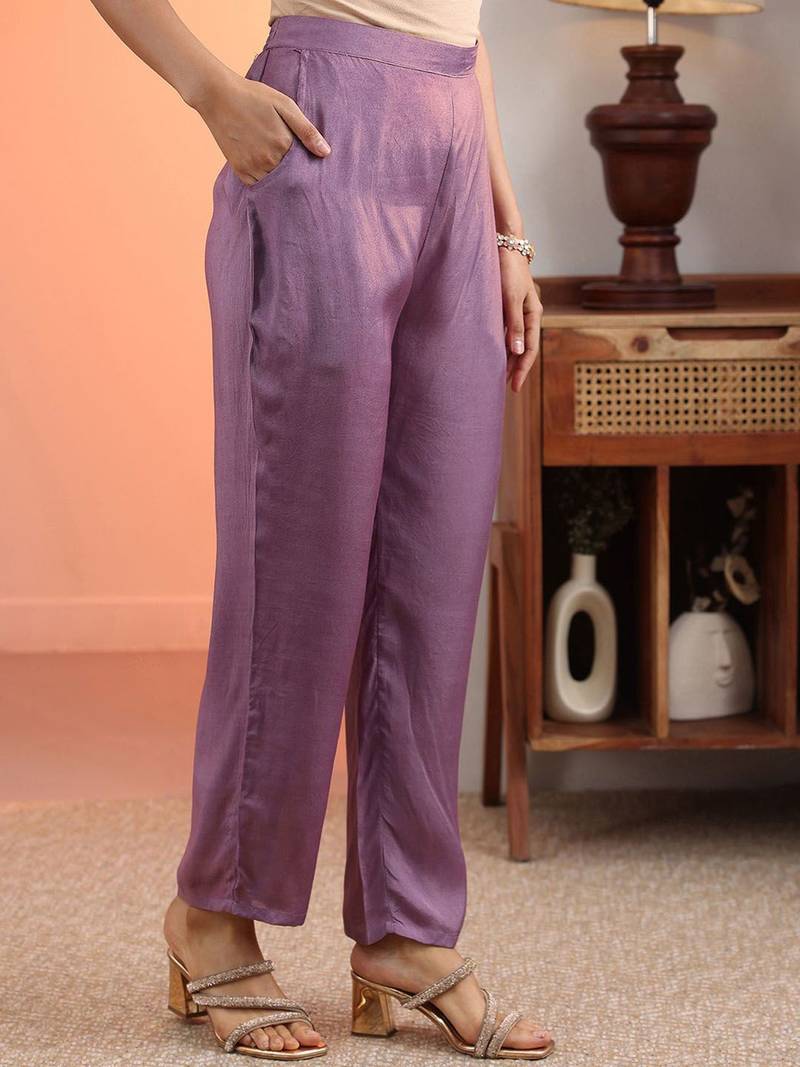 women ethnic motifs embroidered regular kurta with trousers & dupatta