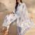 women floral printed regular kurta with palazzos & with dupatta