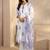 women floral printed regular kurta with palazzos & with dupatta