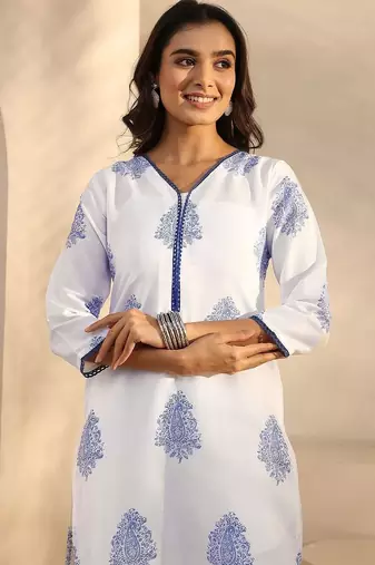 women floral printed regular kurta with palazzos & with dupatta