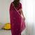 Maroon embellished embroidered  georgette designer saree