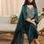 women ethnic motifs embroidered regular kurta with palazzos & with dupatta