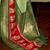 Green green & red ethnic motifs woven design patola saree