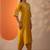 women ethnic motifs embroidered regular sequinned kurta with salwar