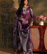 burgundy bandhani cotton blend straight suit set